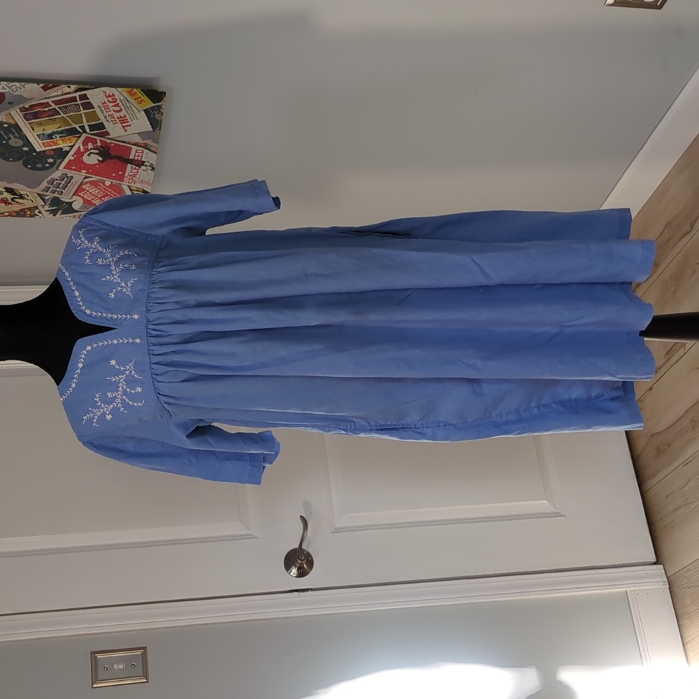 Vintage Pull Over Robe With Pockets